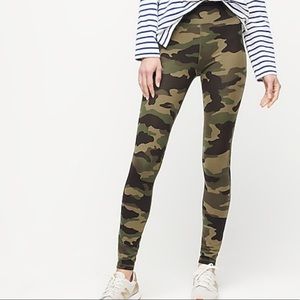 J Crew 7/8 high rise leggings in camo